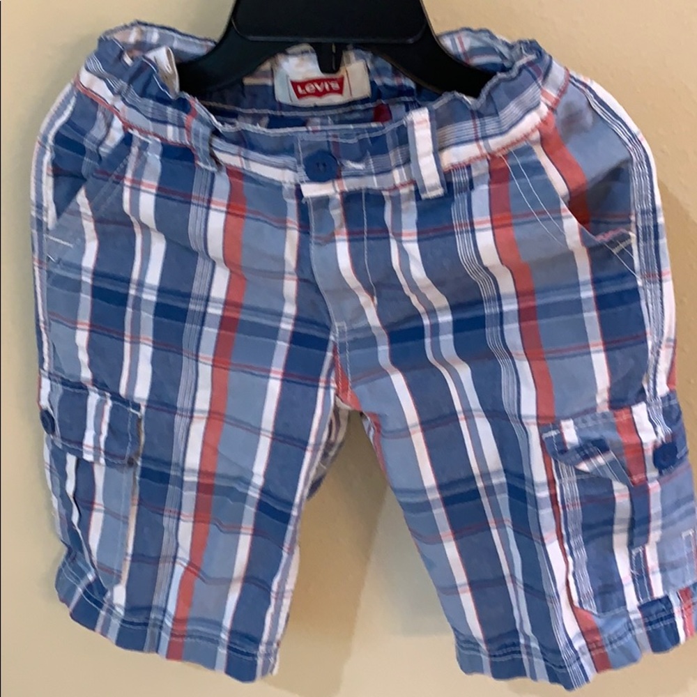 Levi’s plaid shorts